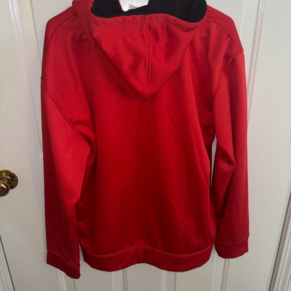 University of Georgia Hoodie Sweatshirt Red Size L Section 101 by Majestic UGA - Picture 4 of 4